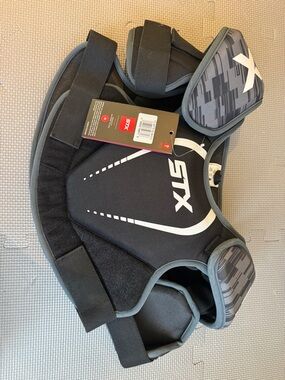 STX Youth Black Protective Chest Guard - Padded Hockey Chest Protector